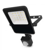 LED прожектор VISIO, 10W, 1500 lm, IP54, неутрална бяла, с PIR сензор