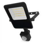 LED прожектор VISIO, 20W, 3000 lm, IP54, неутрална бяла, с PIR сензор