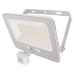 LED прожектор GLARO 50W сензор IP54 бял