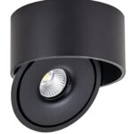 LED ЛУНА 30W 3000LM ССТ ЧЕРНО ТЯЛО ЗА ПОВЪРХНОСТЕН МОНТАЖ РЕГУЛИРУЕМА BRIDGELUX ЧИП