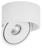 LED ЛУНА 30W 3000LM ССТ БЯЛО ТЯЛО ЗА ПОВЪРХНОСТЕН МОНТАЖ РЕГУЛИРУЕМА BRIDGELUX ЧИП