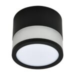 LED ЛУНА 12W 1200LM 4000K ЧЕРНО ТЯЛО ЗА ПОВЪРХНОСТЕН МОНТАЖ