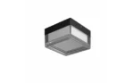 LED ОСВЕТИТЕЛ 9W 900LM КВАДРАТЕН ЧЕРЕН/БЯЛ CCT IP65