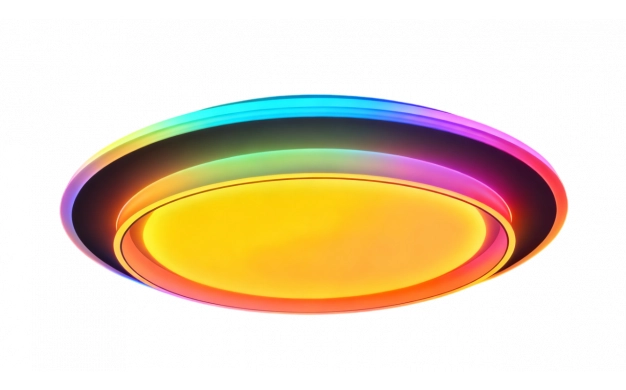 12818 LED ОСВЕТИТЕЛНО ТЯЛО 40W+10W RGB 3000LM ССТ ЧЕРНО С ПАМЕТ И ДИСТАНЦИОННО УПРАВЛЕНИЕ - Image 1