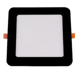 LED МИНИ ПАНЕЛ 12W 840LM CCT ЧЕРНО ТЯЛО КВАДРАТЕН ЗА ВГРАЖДАНЕ