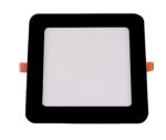 LED МИНИ ПАНЕЛ 18W 1260LM CCT ЧЕРНО ТЯЛО КВАДРАТЕН ЗА ВГРАЖДАНЕ
