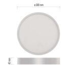 EMOS LED ОСВ. NEXXO SUR. R 28,5W 2700LM IP40 NW W - Image 4