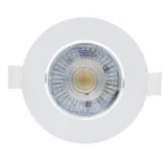 LED ЛУНА РЕГУЛИРУЕМА 3W/5W/7W 560LM MAX ССТ БЯЛО ТЯЛО ВГРАДЕН МОНТАЖ