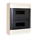 135212 Табло за открит монтаж, 24 (2x12) модула, прозрачна врата, PE+N шини, Practibox S, Legrand
