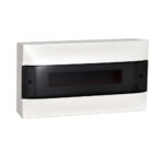 137216 Табло за открит монтаж, 18 модула, прозрачна врата, PE+N шини, Practibox S, Legrand