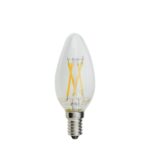 LED КРУШКА ФИЛАМЕНТ КЕНДЪЛ 4W 400LM E14 175-265V 2700К