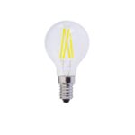 LED КРУШКА ФИЛАМЕНТ G45 4W 400LM E14 175-265V 6000К