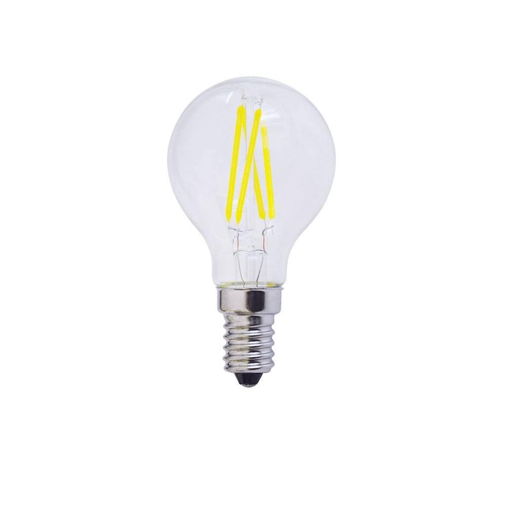 1477 LED КРУШКА ФИЛАМЕНТ G45 4W 400LM E14 175-265V 6000К - Image 1