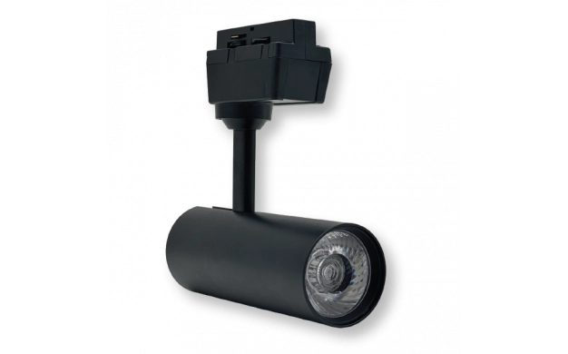 15102 LED Интериорен Прожектор 12W 220V 2700К Bridgelux COB Chip Черно тяло - Image 1