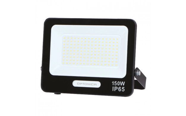 15831 LED SMD ПРОЖЕКТОР ЧЕРЕН 150W 90lm/W AC180-265V 120° IP65 6000K – 30cm КАБЕЛ - Image 1