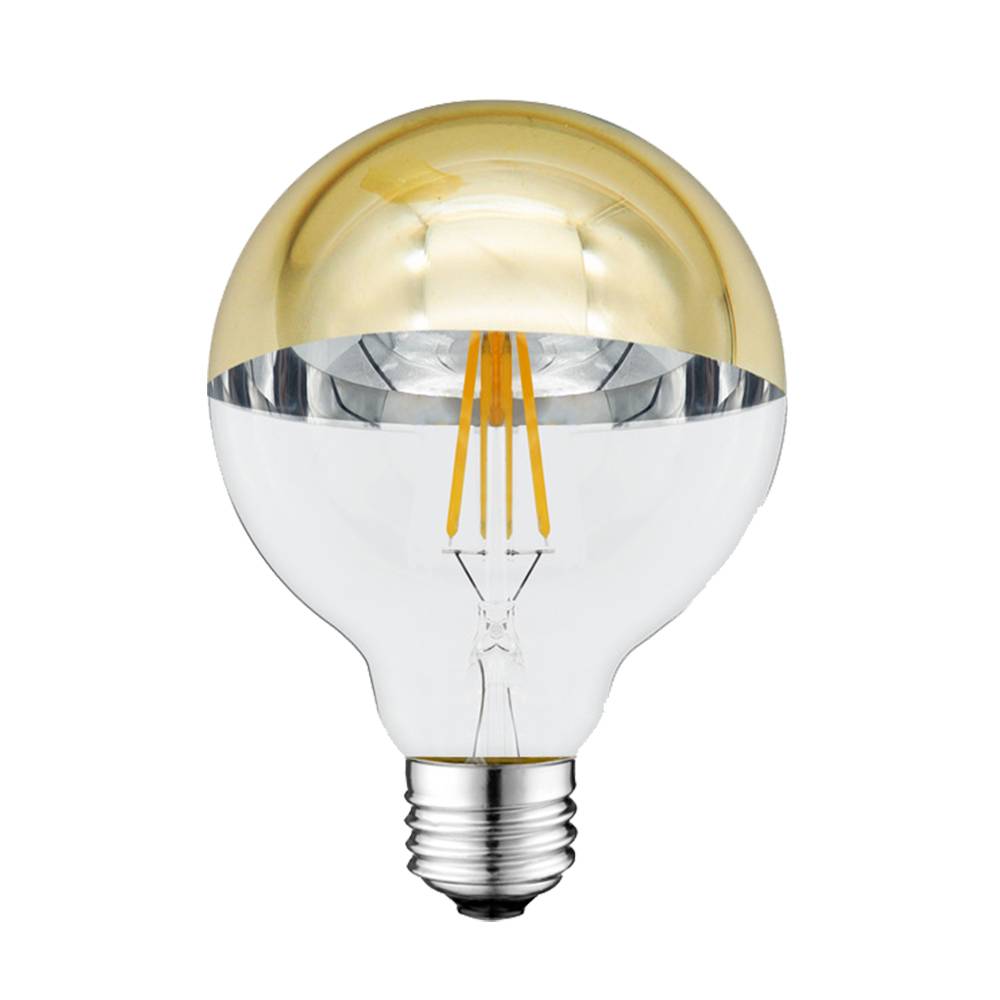 1890 LED КРУШКА ФИЛАМЕНТ E27 G95 7W 175-265V 800LM 2700K ЗЛАТИСТ ЕФЕКТ - Image 1