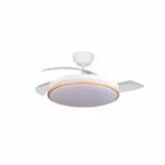 LED ОСВЕТИТЕЛНО ТЯЛО 30W 2400LM С ИНВЕРТОРЕН ВЕНТИЛАТОР ССТ БЯЛО/ДЪРВО С ДИСТАНЦИОННО УПРАВЛЕНИЕ