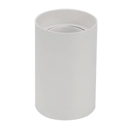 КРЪГЛО ТЯЛО БЯЛО GU10 ЦОКЪЛ ПЛАСТМАСА IP20 MAX-10W