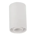 КРЪГЛО ТЯЛО БЯЛО GU10 ЦОКЪЛ ПЛАСТМАСА IP20 MAX-10W