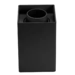 КВАДРАТНО ТЯЛО ЧЕРНО GU10 ЦОКЪЛ ПЛАСТМАСА IP20 MAX-10W