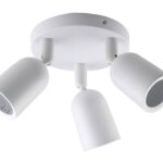 ТЯЛО ЗА 3*GU10 БЯЛО ПЛАСТМАСА IP20 MAX-10W