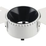 КРЪГЛО ТЯЛО ЗА GU10 БЯЛ АЛУМИНИЙ IP20 MAX-35W