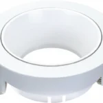 КРЪГЛО ТЯЛО ЗА GU10 БЯЛО/БЯЛ РЕФЛЕКТОР АЛУМИНИЙ IP20 MAX-35W