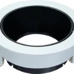КРЪГЛО ТЯЛО ЗА GU10 БЯЛО/ЧЕРЕН РЕФЛЕКТОР АЛУМИНИЙ IP20 MAX-35W