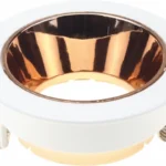 КРЪГЛО ТЯЛО ЗА GU10 БЯЛО/РОЗОВО ЗЛАТО РЕФЛЕКТОР АЛУМИНИЙ IP20 MAX-35W