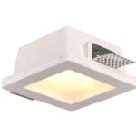 КВАДРАТНО ТЯЛО ЗА ВГРАЖДАНЕ GU10-ЦОКЪЛ MAX-10W FROSTED