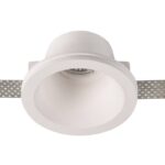КРЪГЛО ТЯЛО ЗА ВГРАЖДАНЕ GU10-ЦОКЪЛ MAX-35W FROSTED