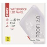 EMOS LED ПАНЕЛ VIXXO МОНТАЖ S. 13.5W NW IP65 - Image 2