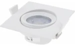 7W LED ЛУНА КВАДРАТНА НАСОЧВАЩА СЕ, AC100-240V 525LM – Студено Бяла - Image 3