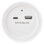 EMOS НОЩНА ЛАМПА WW 230V / 0,3W; USB C+A - Image 4