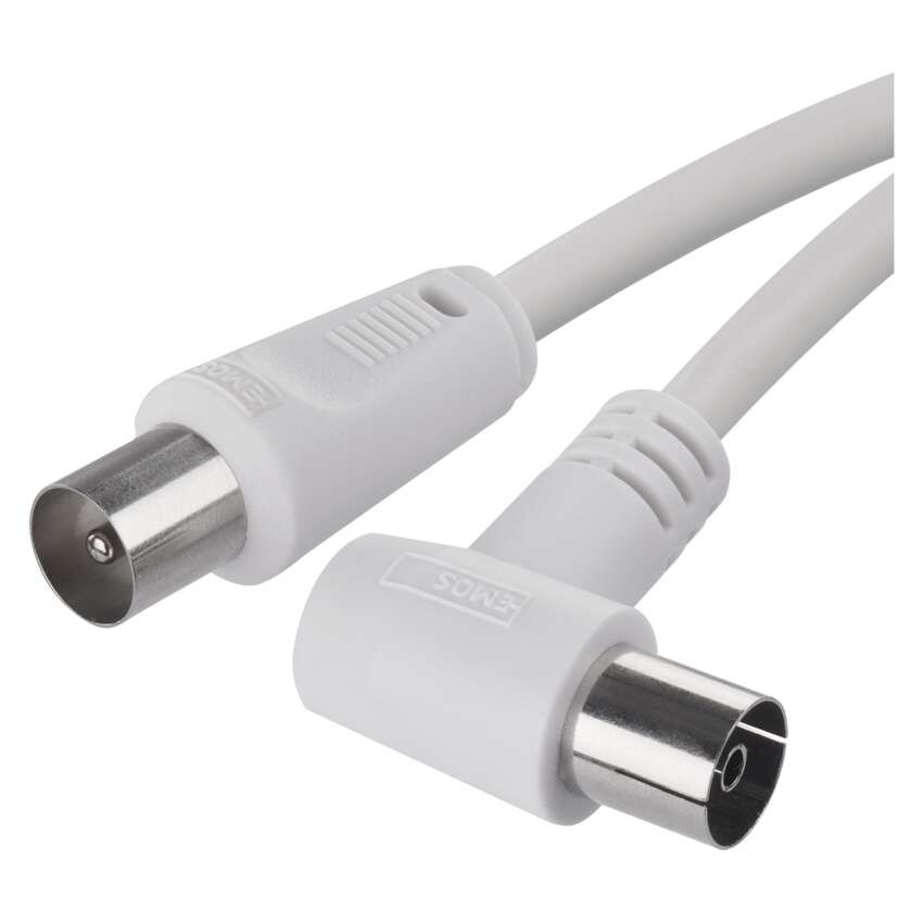 3687352 EMOS АНТЕНА COAX КАБЕЛ 90° 1,25M - Image 1