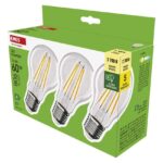 EMOS КРУШКА LED FLM A60 3,8W(60W) 806lm E27 WW A CLASS 3БР