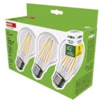 EMOS КРУШКА LED FLM A60 5W(75W) 1060lm E27 NW A CLASS 3БР