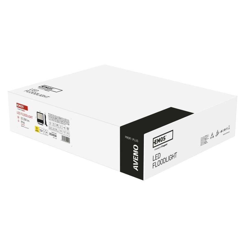 3720676 EMOS LED НАСОЧ.ОСВ. AVENO 150W 23250LM IP66 NW ASYM. - Image 1