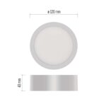 EMOS LED ОСВ. NEXXO SUR. R 7.6W 680LM IP40 NW W - Image 4