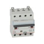 411188 Комбинирана дефектнотокова защита  DX³ RCBO 4P C25, 30mA, 10kA, AC type, Legrand