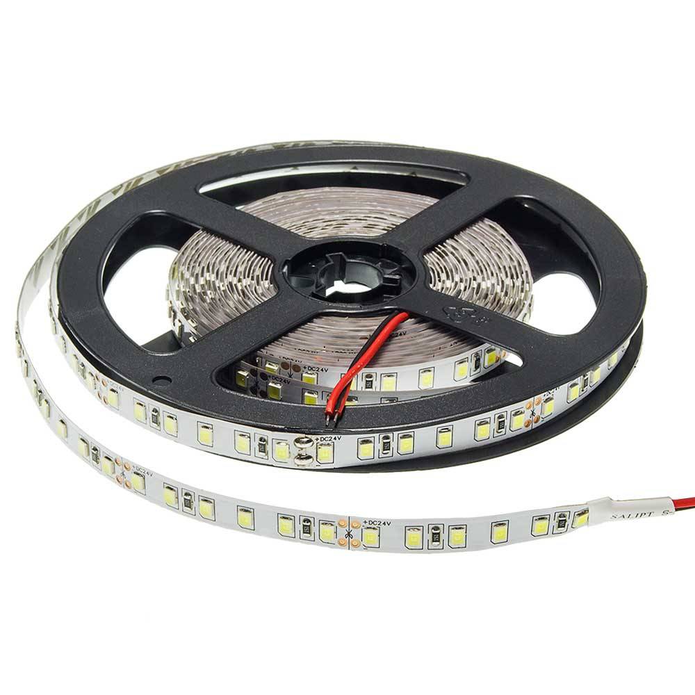 4858 24V LED ЛЕНТА 1ролка-5м, 2835 120 SMD/m НЕВЛАГОЗАЩИТЕНА – Топло Бяла - Image 1