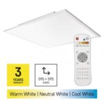 EMOS LED P. RIVI 60×60 40W IP20 ДИМЕР.TUN.CCT УПР.