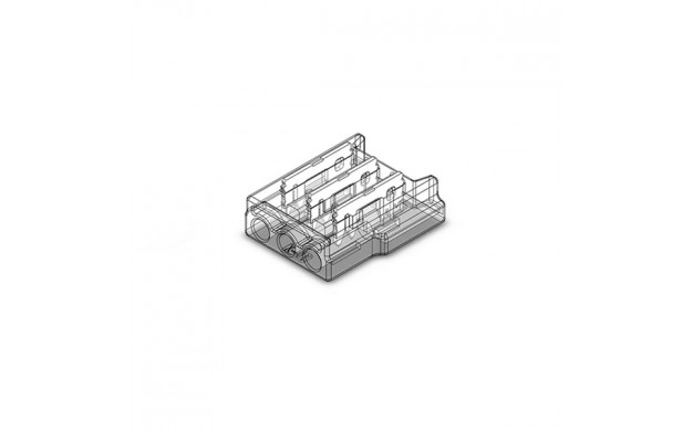 6573 ЗАКРЕПВАЩ КОНЕКТОР 3ПИНА ЛЕНТА КЪМ КАБЕЛ ЗА 10mm SMD - Image 1