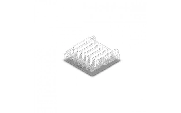 6576 ЗАКРЕПВАЩ КОНЕКТОР 6ПИНА ЛЕНТА КЪМ КАБЕЛ ЗА 12mm SMD - Image 1