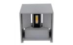 LED СТЕНЕН ОСВЕТИТЕЛ EPISTAR 6W 660LM СИВО ТЯЛО 3000K IP54 - Image 3