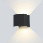 LED СТЕНЕН ОСВЕТИТЕЛ EPISTAR 12W 1320LM ЧЕРНО ТЯЛО 4000K IP54