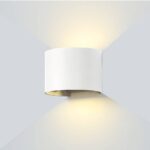 LED СТЕНЕН ОСВЕТИТЕЛ EPISTAR 6W 660LM БЯЛО ТЯЛО 4000K IP54