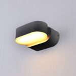 LED СТЕНЕН ОСВЕТИТЕЛ EPISTAR 6W 660LM ЧЕРНО ТЯЛО 3000K IP54