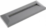 LED ОСВЕТЛЕНИЕ ЗА СТЪЛБИ 3W 100LM СИВ ПРАВОЪГЪЛЕН 3000K IP65 - Image 3