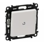 752110 Legrand Ключ еднополюсен с подсветка без рамка Valena life Бяло